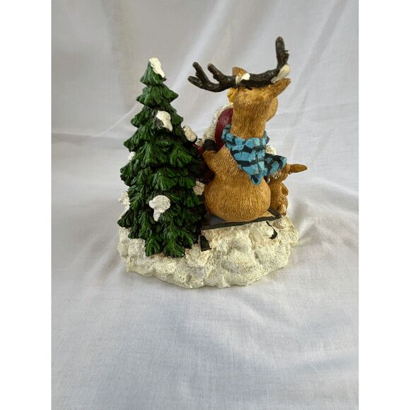 Santa and Animal Friends Sleigh Ride Music Box, "Rudolph the Red-Nosed Reindeer" - Picture 7 of 7